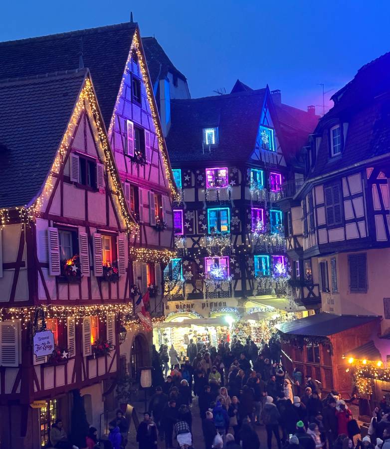 Colmar en Navidad, iluminación