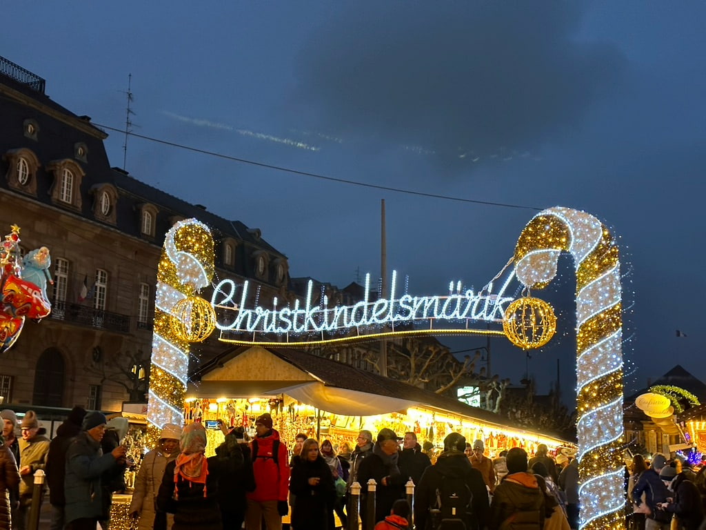 Mercadillo navideño en Estrasburgo