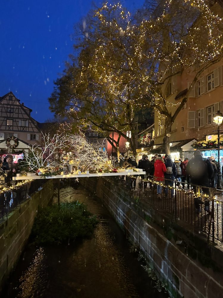 Place de l’Ancienne Douane decorada Colmar Navidad
