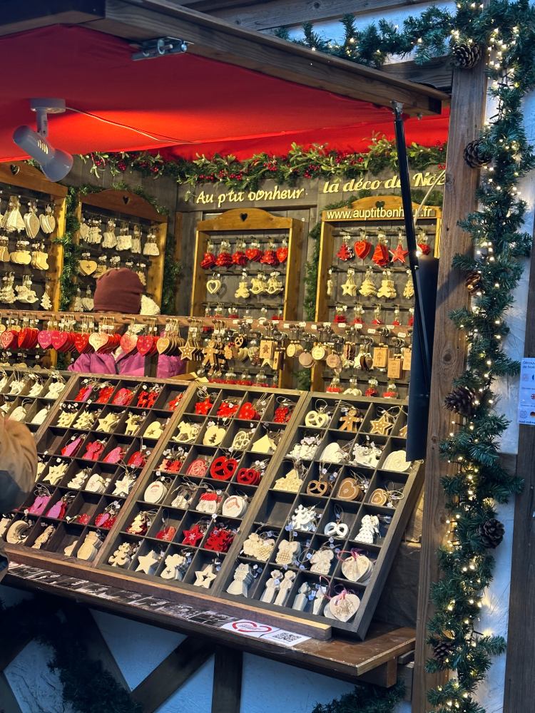 Colmar en Navidad: puestecito en un mercadillo
